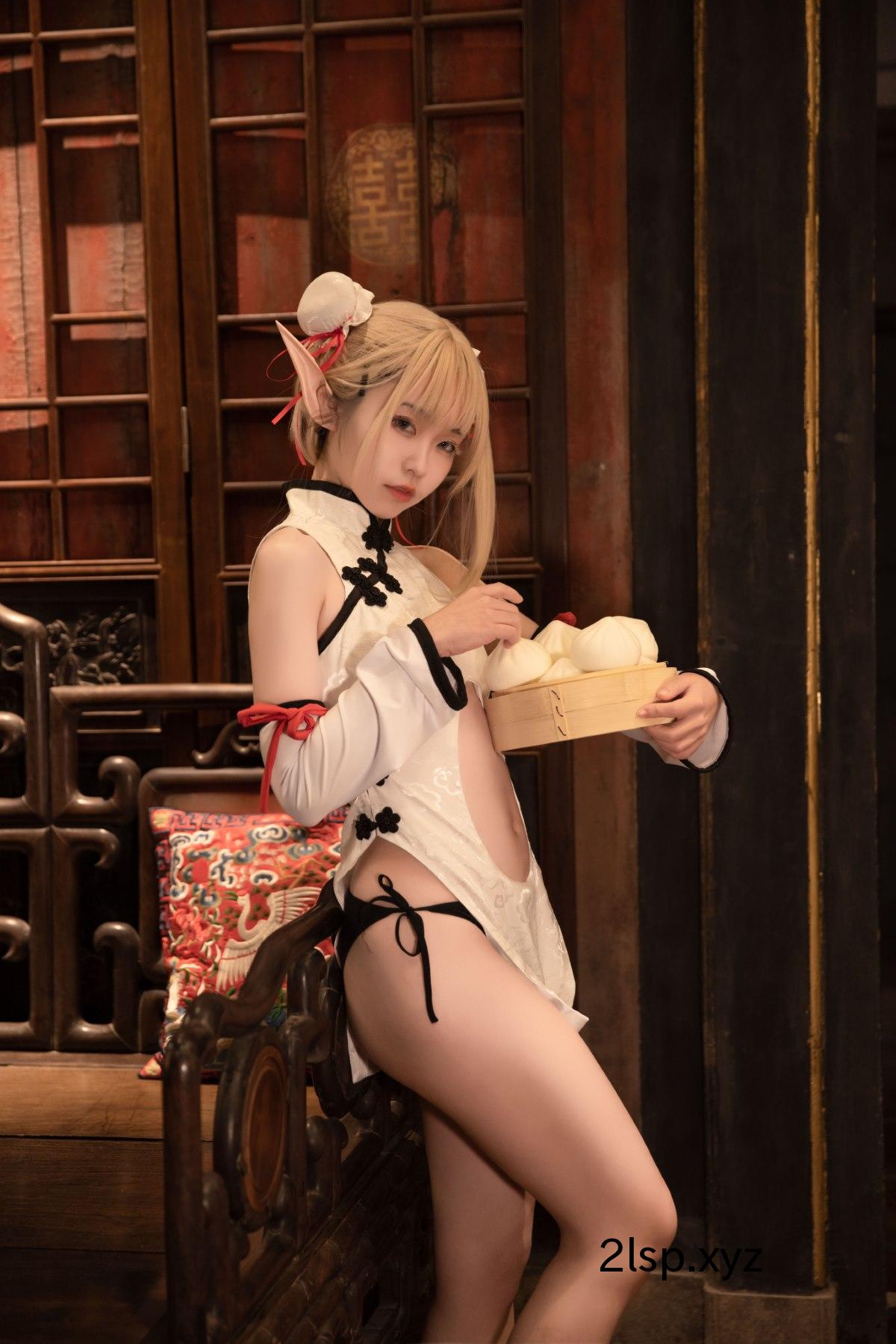 Coser@G44不会受伤-Vol.081-水兰儿白旗袍水兰儿白旗袍