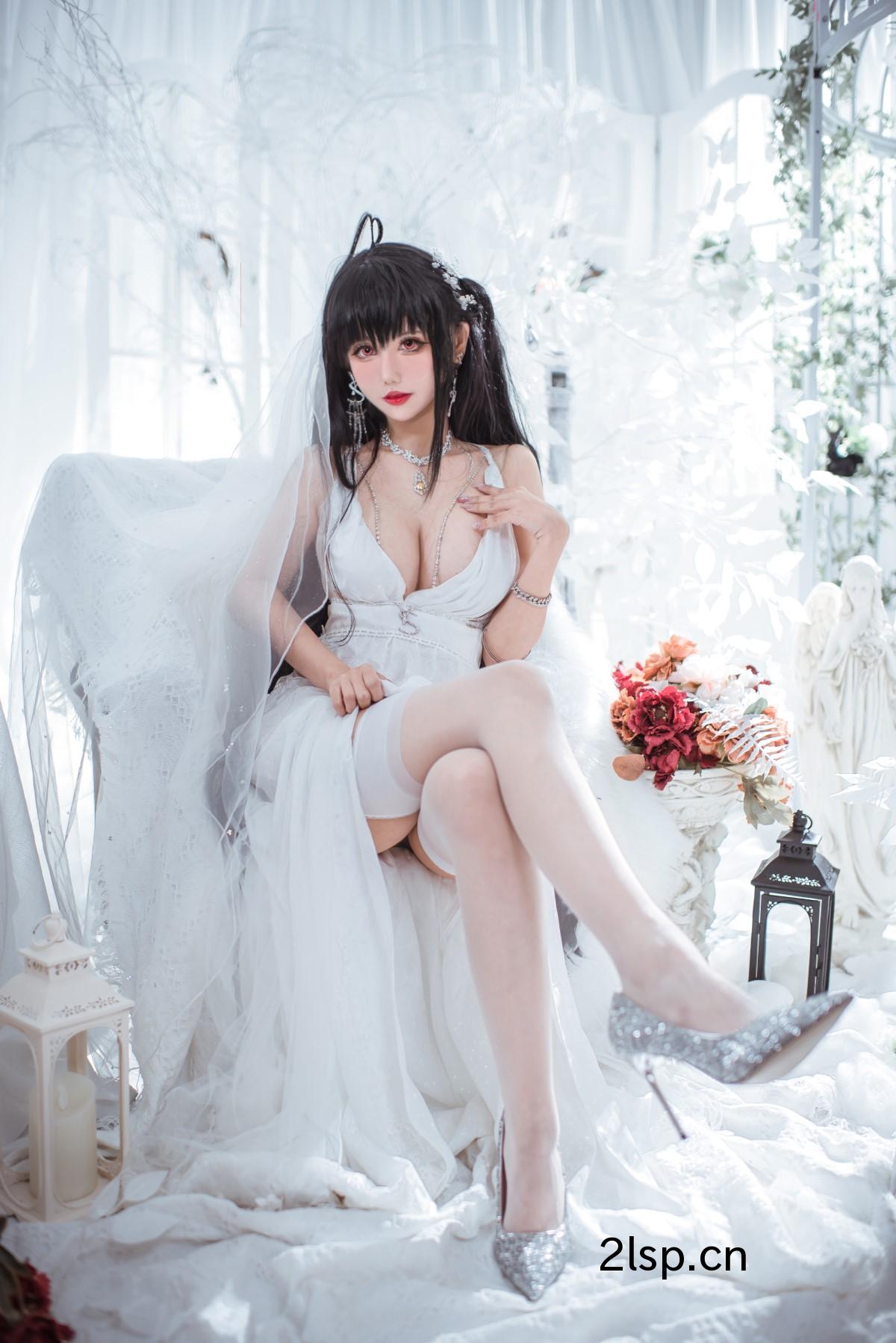 Coser@仙女月-Vol.008-大凤纯白婚纱大凤纯白婚纱