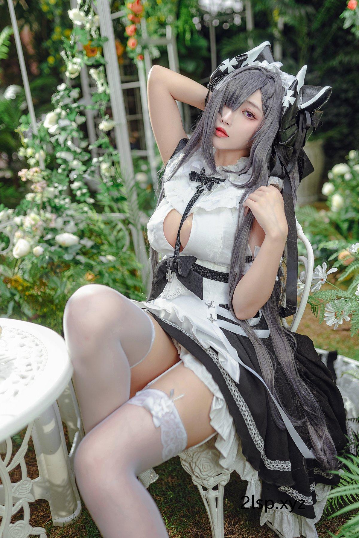 Coser@宮本桜-–-奥古斯特-女仆装宮本桜