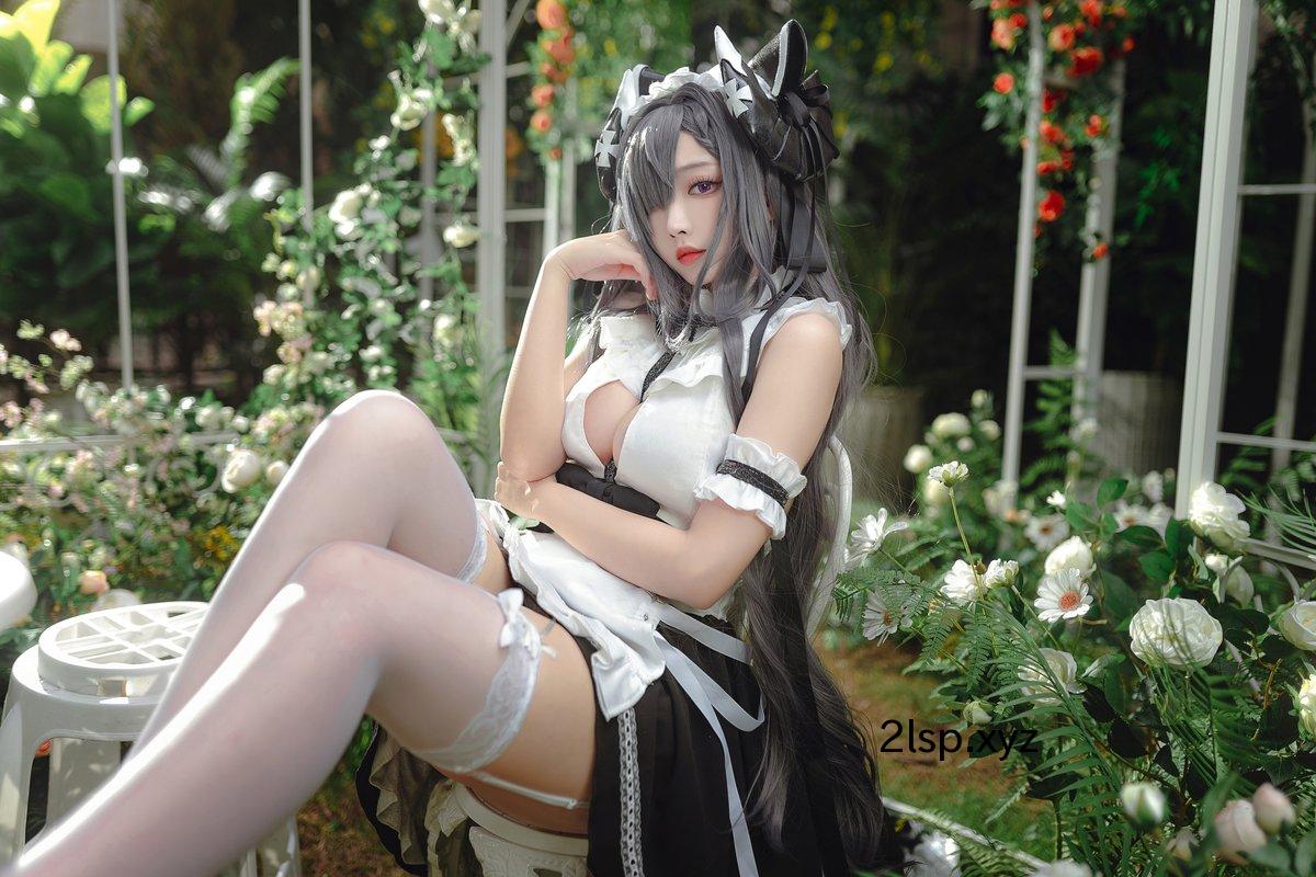 Coser@宮本桜-–-奥古斯特-女仆装宮本桜