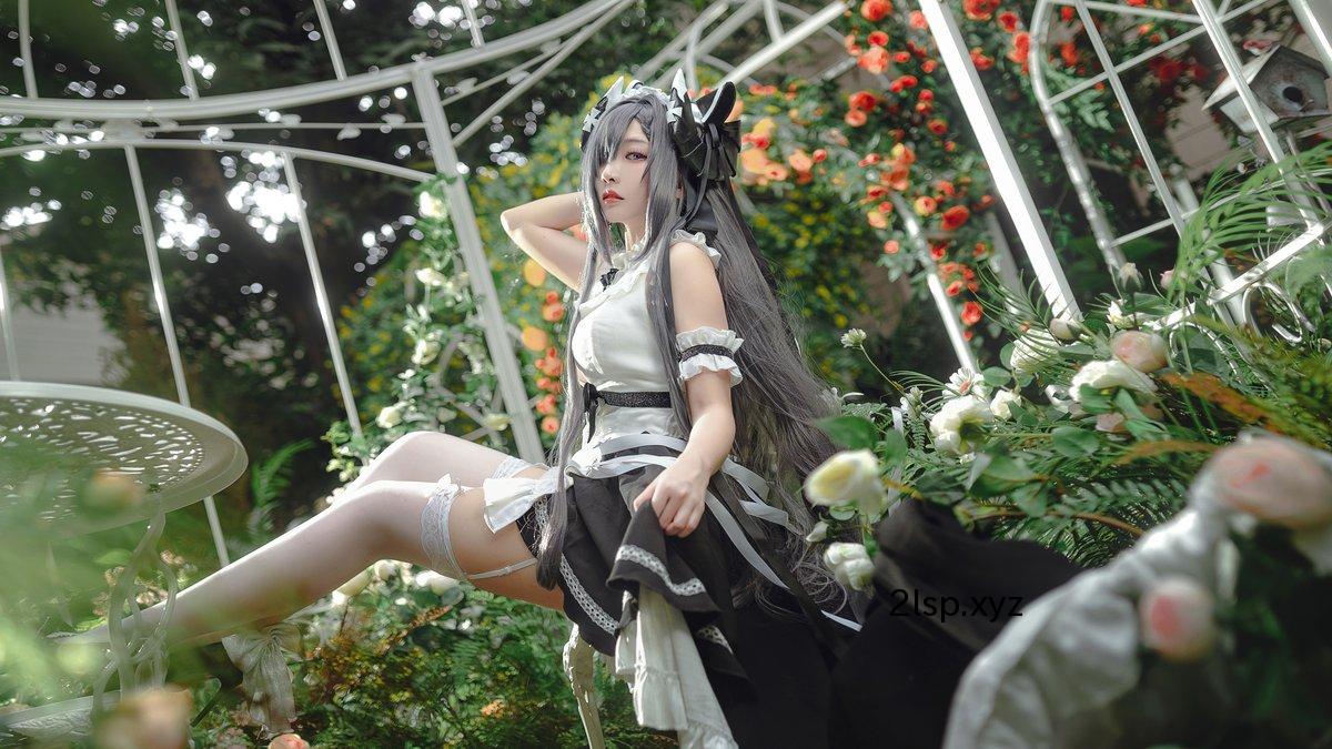 Coser@宮本桜-–-奥古斯特-女仆装宮本桜