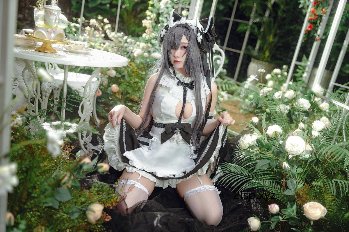 Coser@宮本桜-–-奥古斯特-女仆装宮本桜