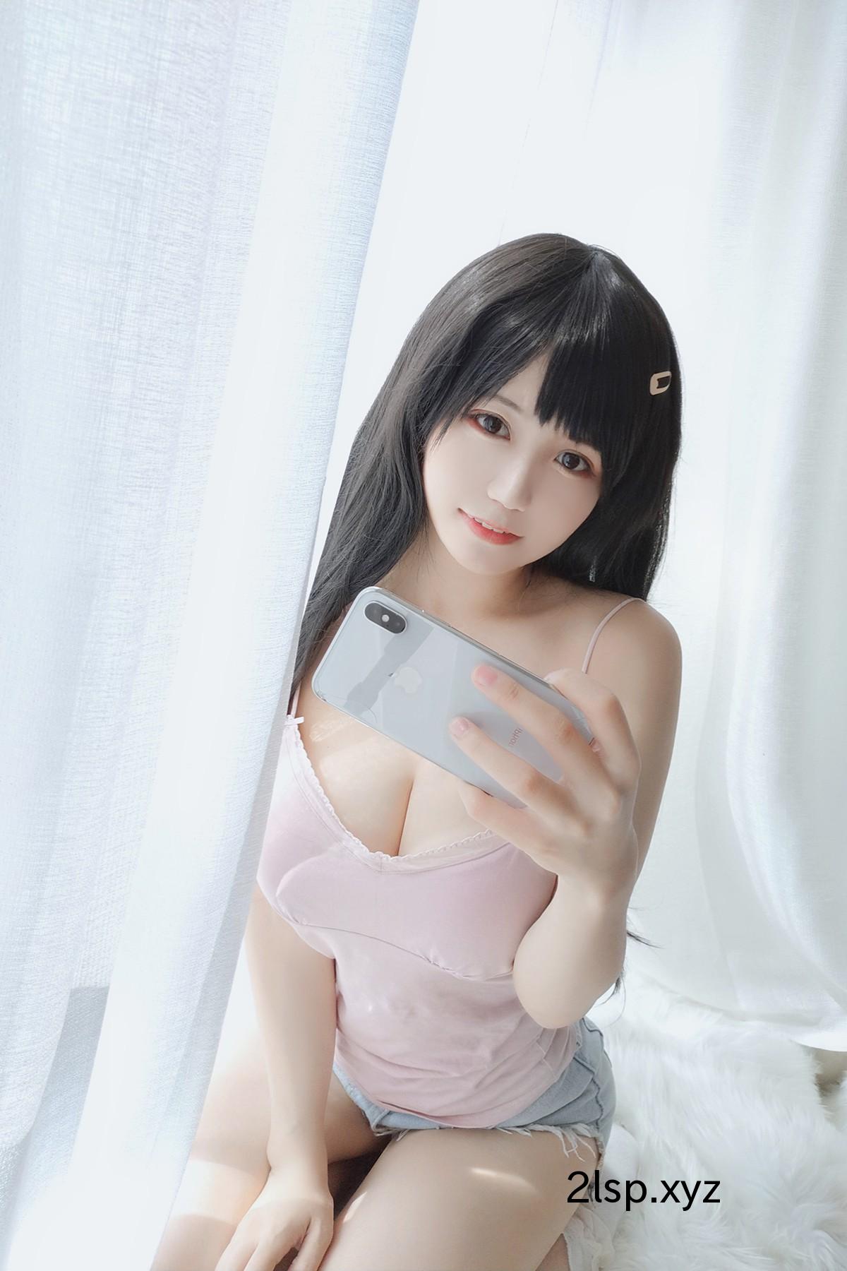 Coser@小仓千代w-Vol.003-粉色吊带粉色吊带