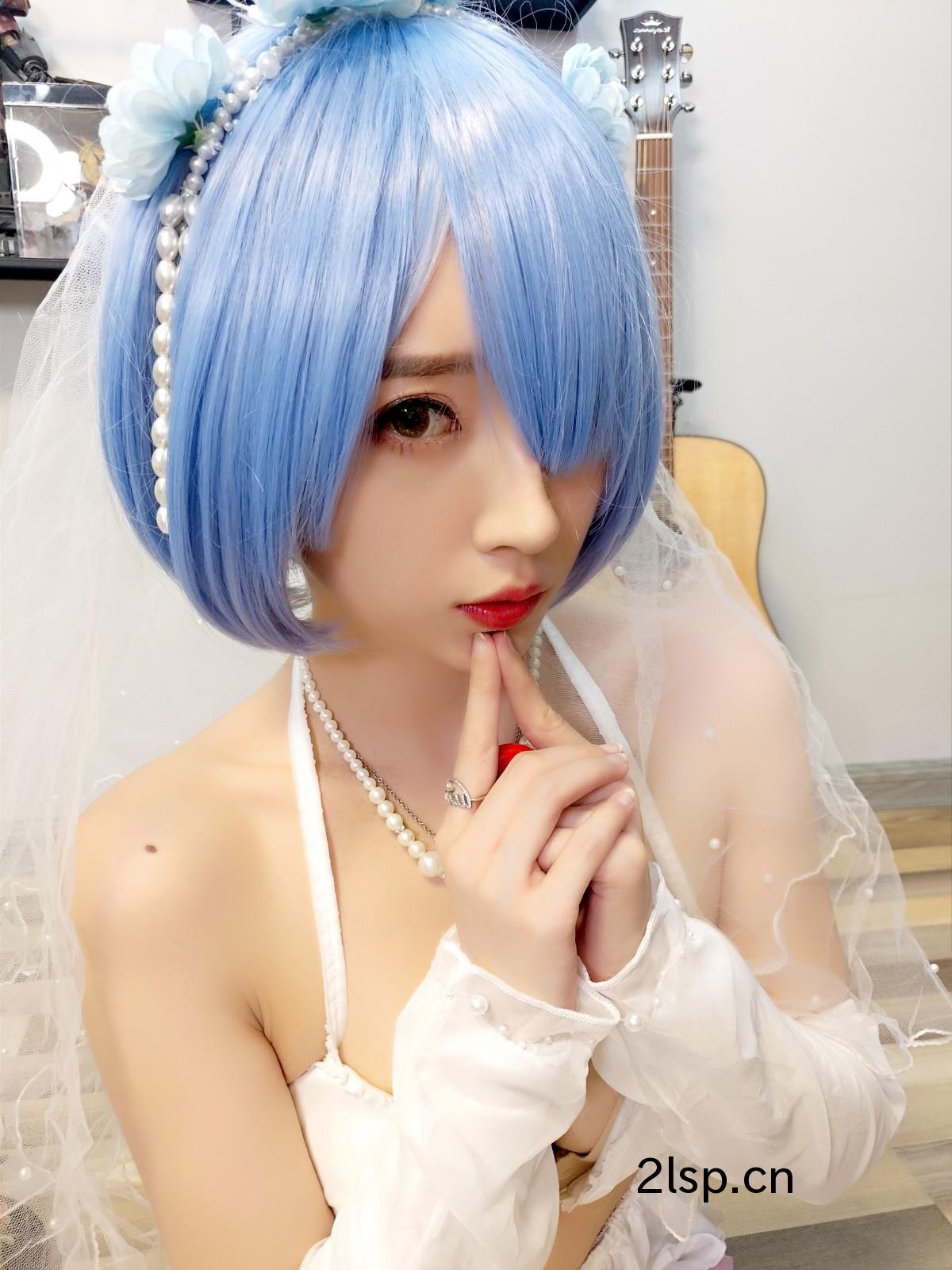 Coser@小巫女露娜Vol.005雷姆婚纱