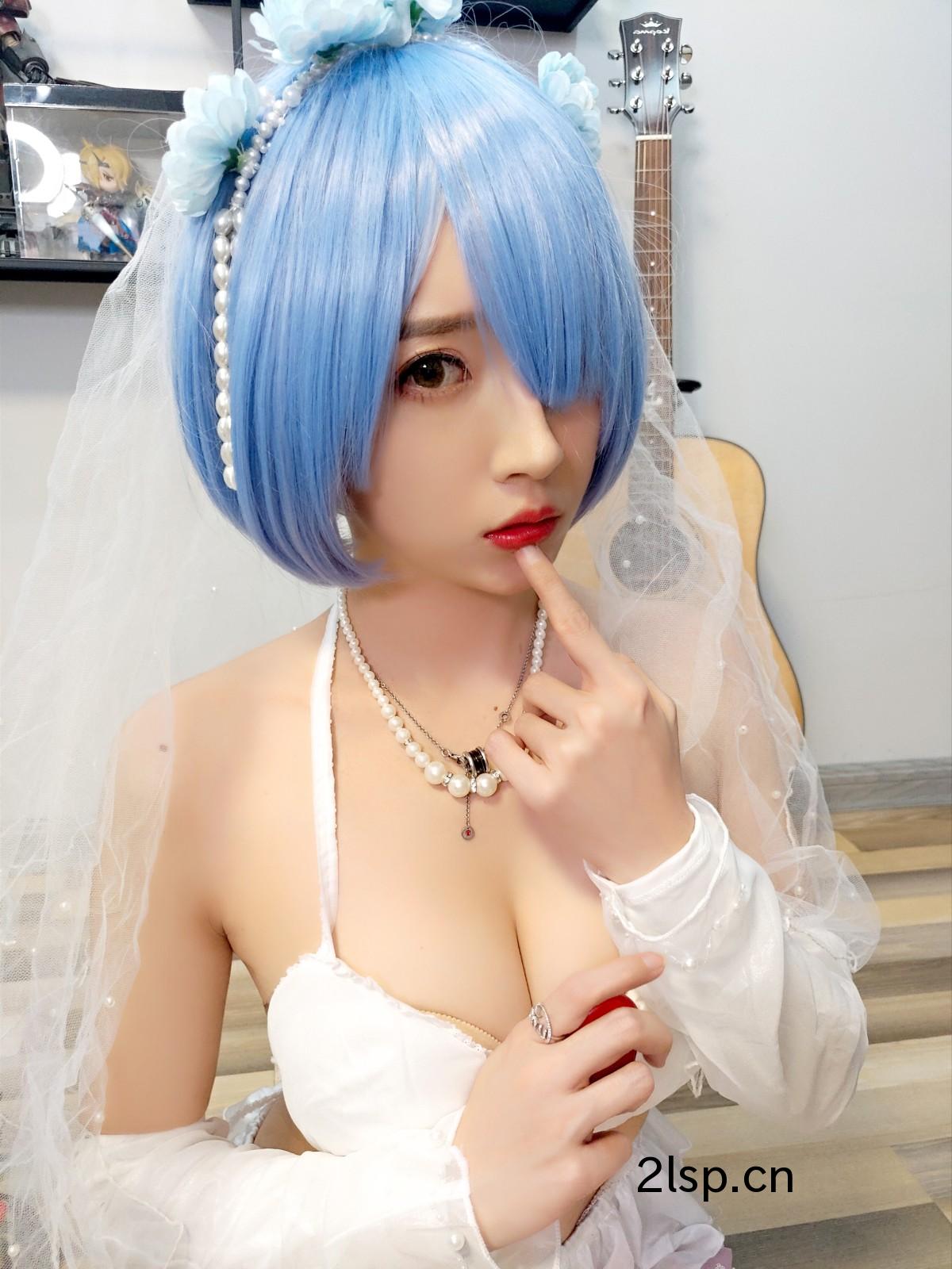 Coser@小巫女露娜Vol.005雷姆婚纱