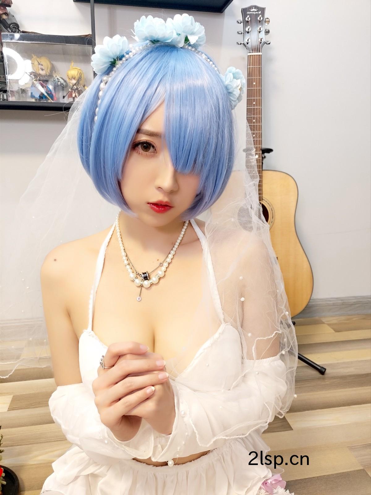 Coser@小巫女露娜Vol.005雷姆婚纱