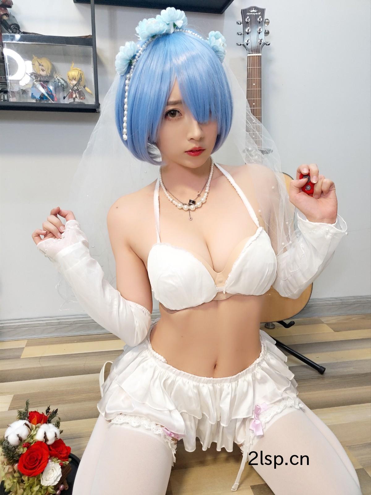 Coser@小巫女露娜Vol.005雷姆婚纱