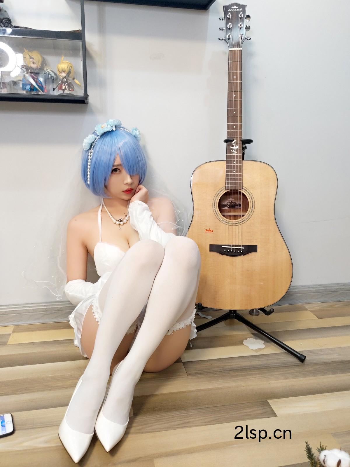 Coser@小巫女露娜Vol.005雷姆婚纱