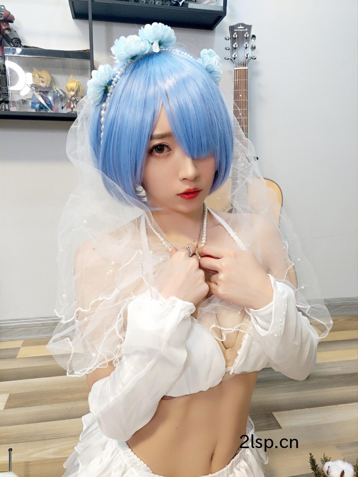 Coser@小巫女露娜Vol.005雷姆婚纱