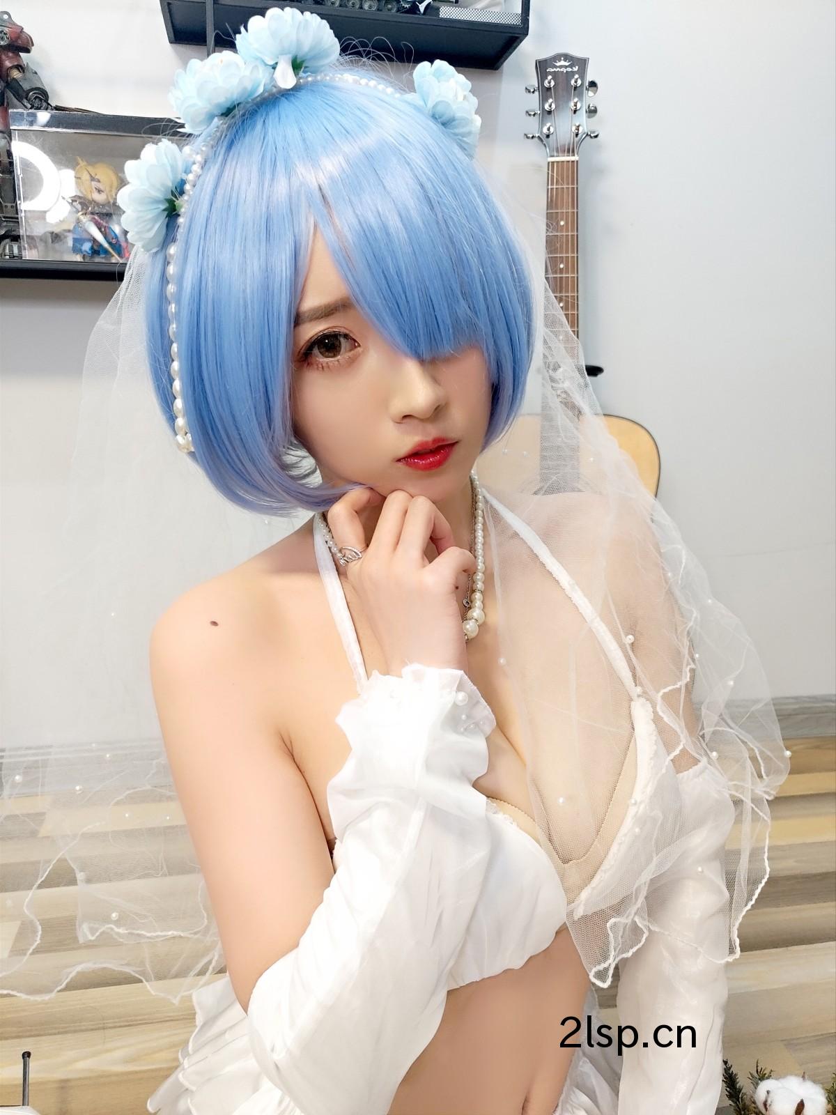 Coser@小巫女露娜Vol.005雷姆婚纱