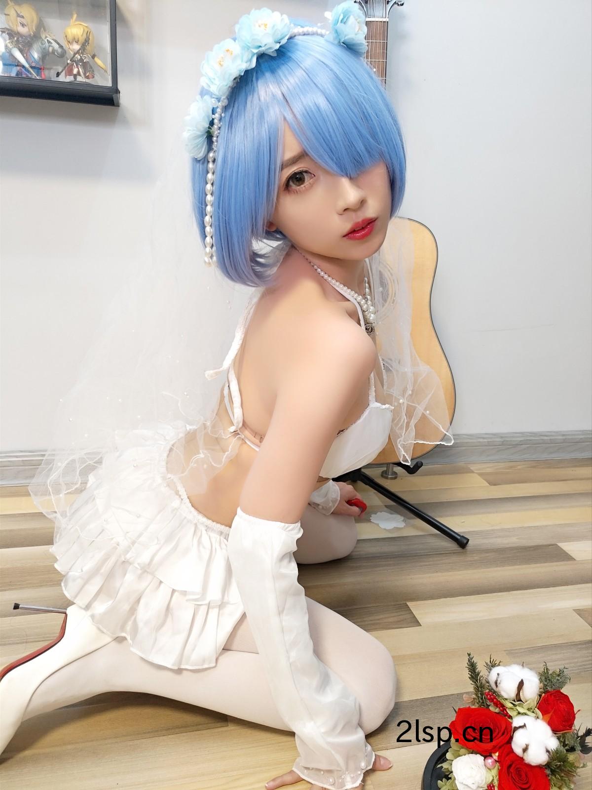 Coser@小巫女露娜Vol.005雷姆婚纱