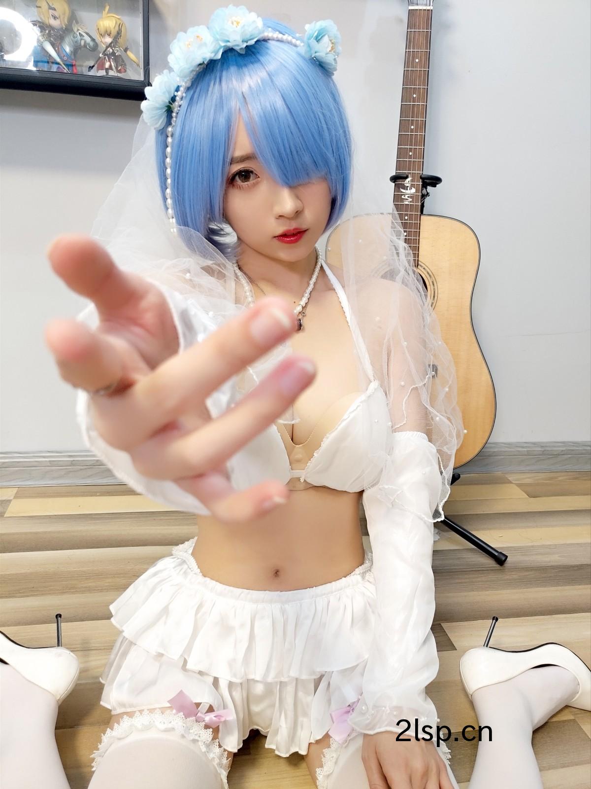 Coser@小巫女露娜Vol.005雷姆婚纱