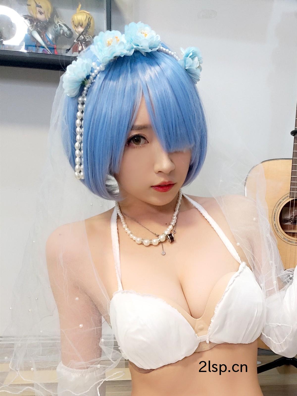 Coser@小巫女露娜Vol.005雷姆婚纱