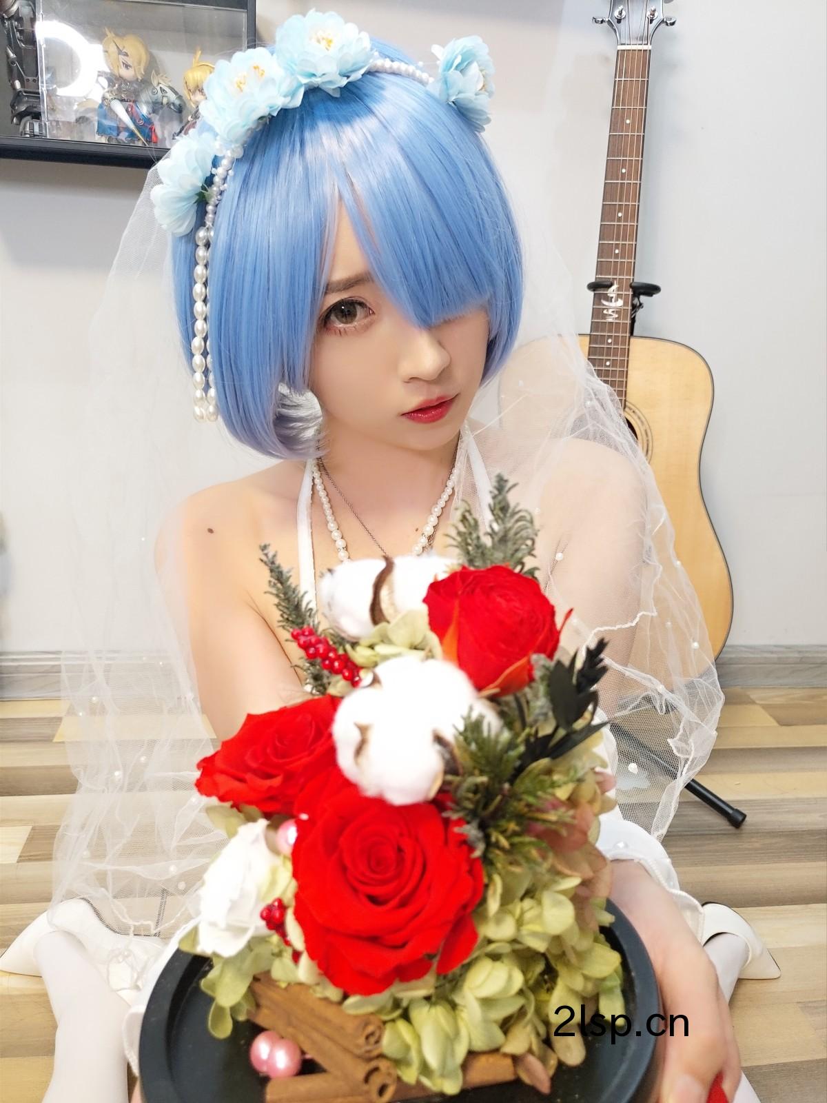 Coser@小巫女露娜Vol.005雷姆婚纱