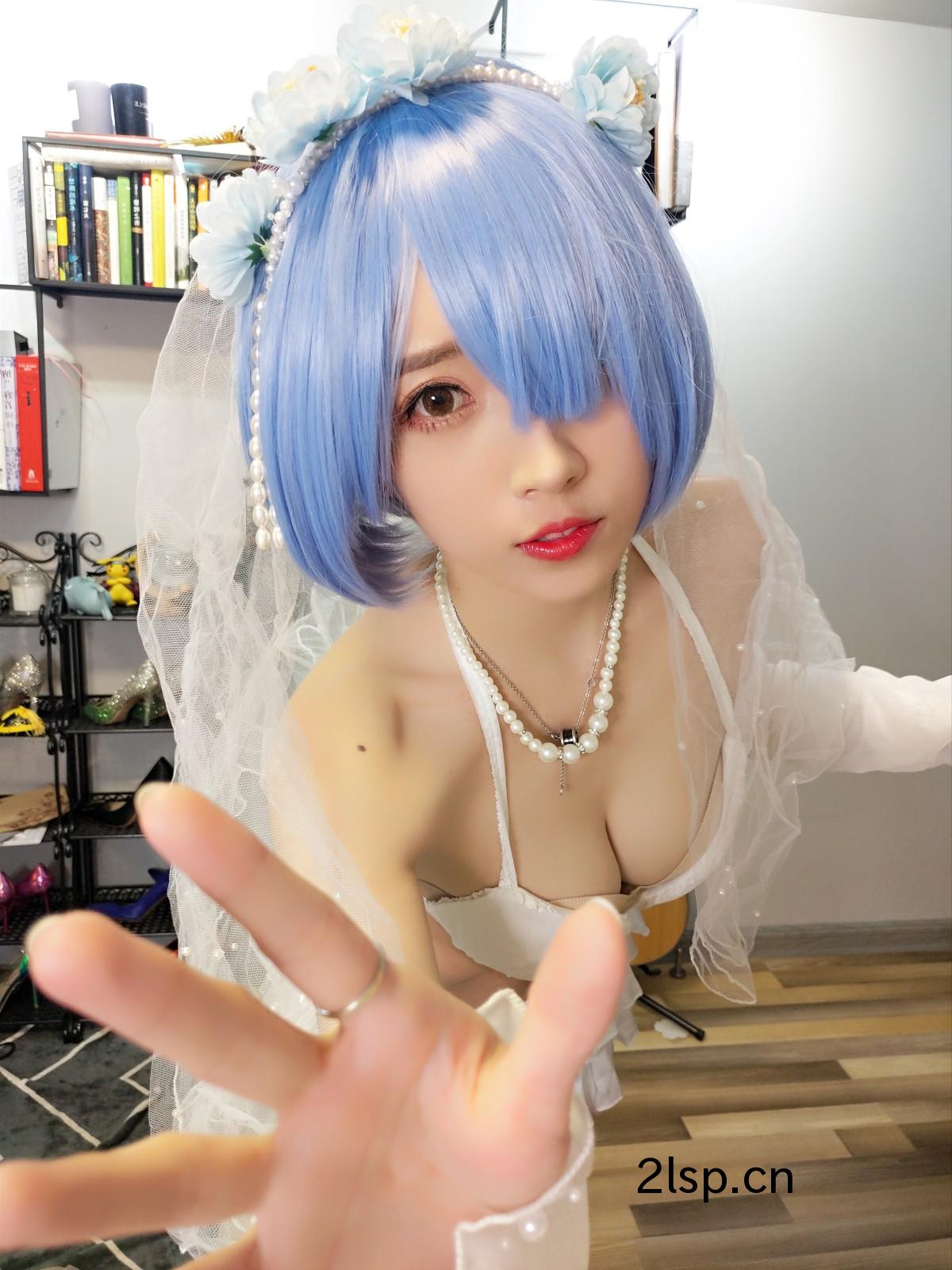 Coser@小巫女露娜Vol.005雷姆婚纱