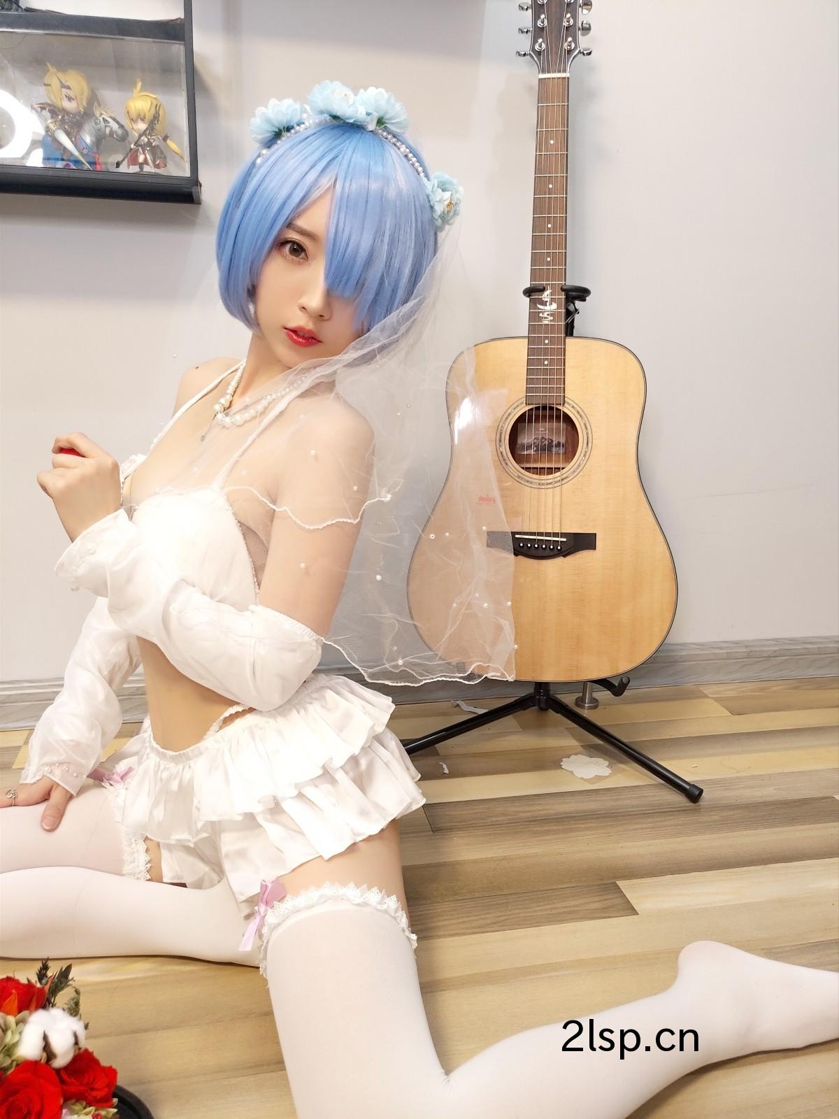 Coser@小巫女露娜Vol.005雷姆婚纱