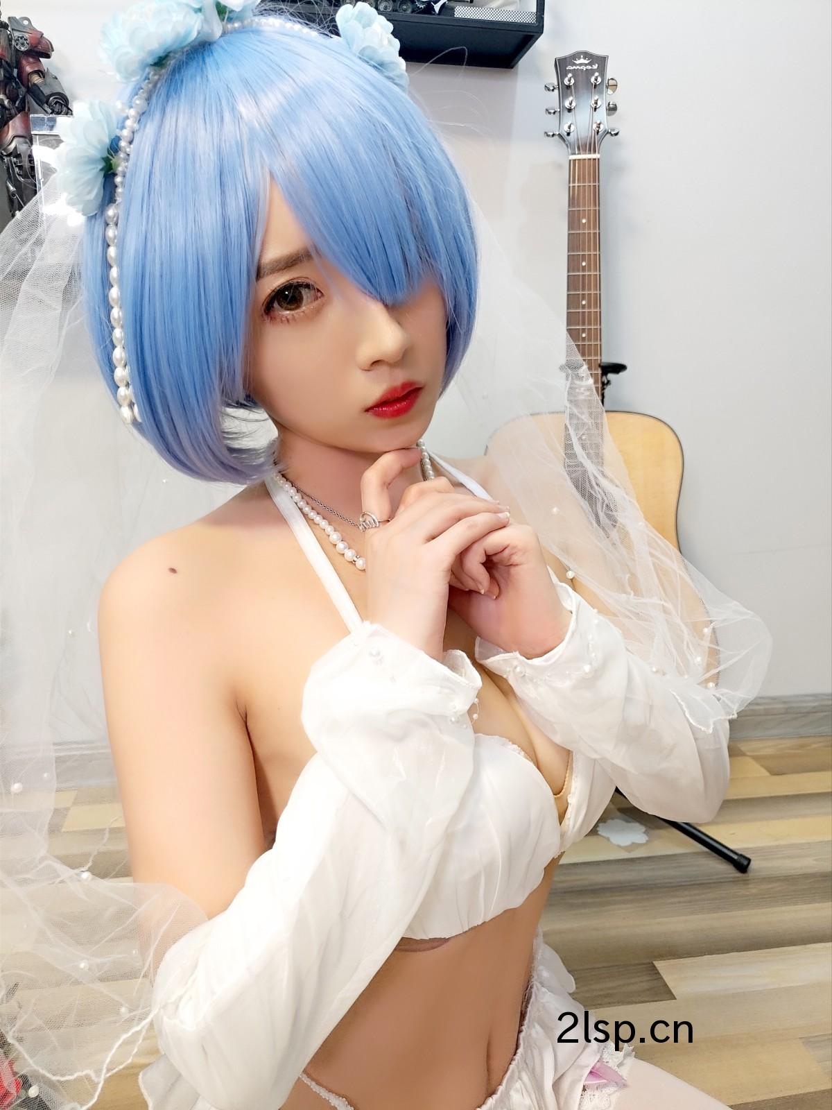 Coser@小巫女露娜Vol.005雷姆婚纱