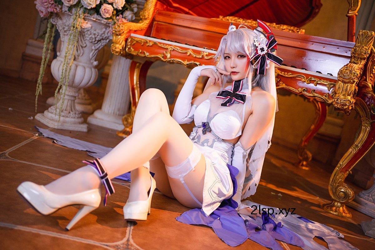 Coser@星之迟迟Hoshilily-–-秘密花园-欧根婚纱秘密花园