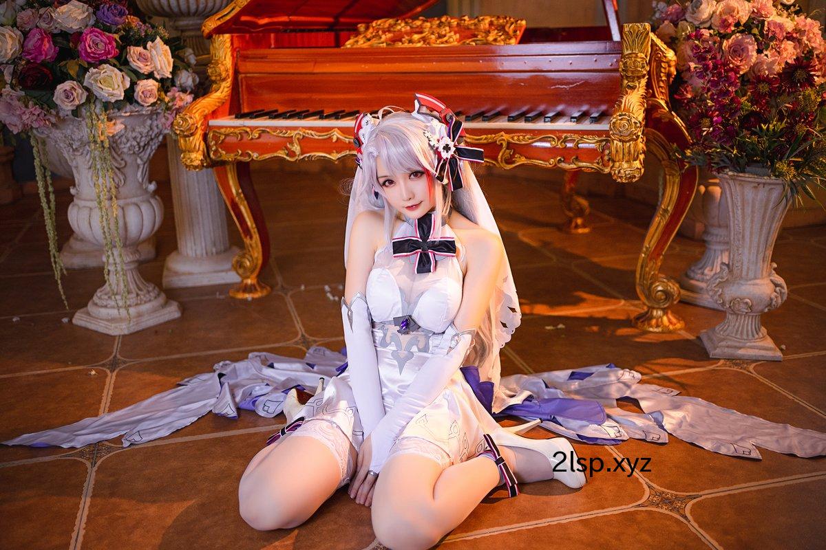 Coser@星之迟迟Hoshilily-–-秘密花园-欧根婚纱秘密花园