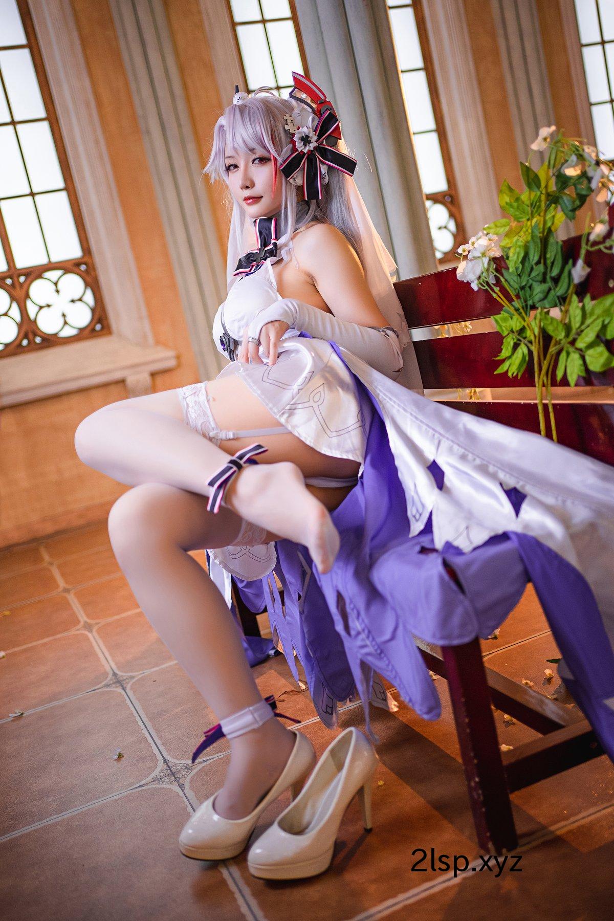 Coser@星之迟迟Hoshilily-–-秘密花园-欧根婚纱秘密花园