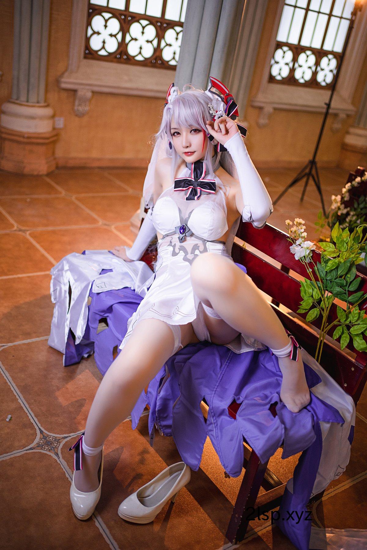 Coser@星之迟迟Hoshilily-–-秘密花园-欧根婚纱秘密花园