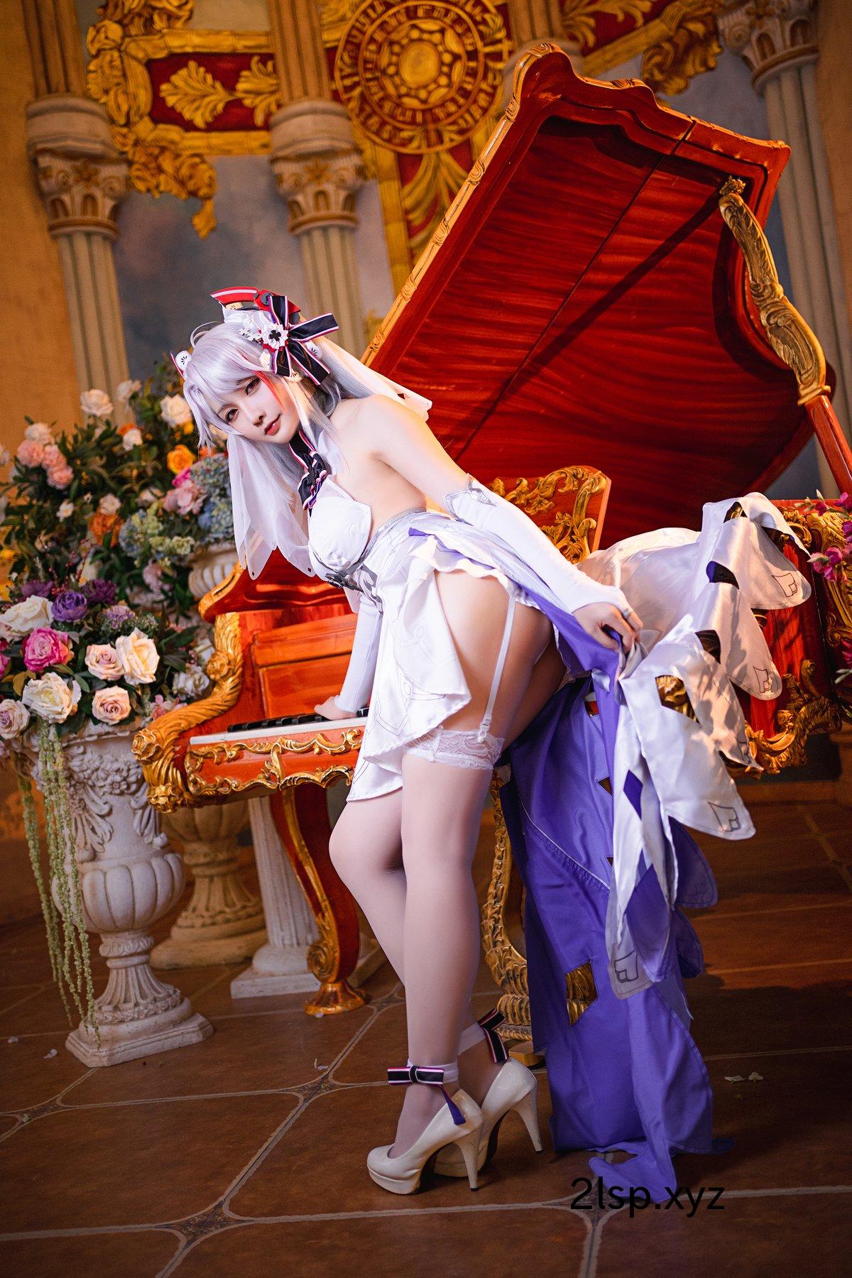 Coser@星之迟迟Hoshilily-–-秘密花园-欧根婚纱秘密花园