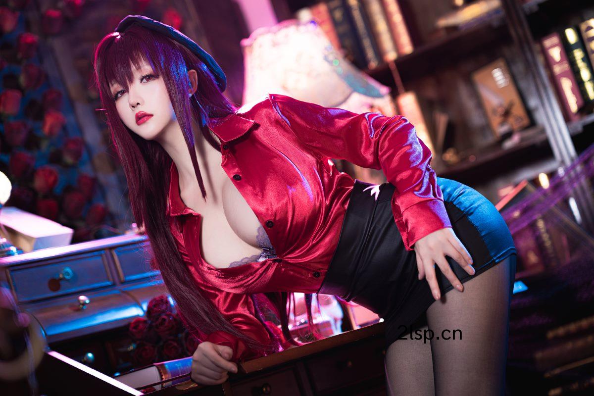 Coser@星之迟迟Vol.093斯卡哈真红教枪