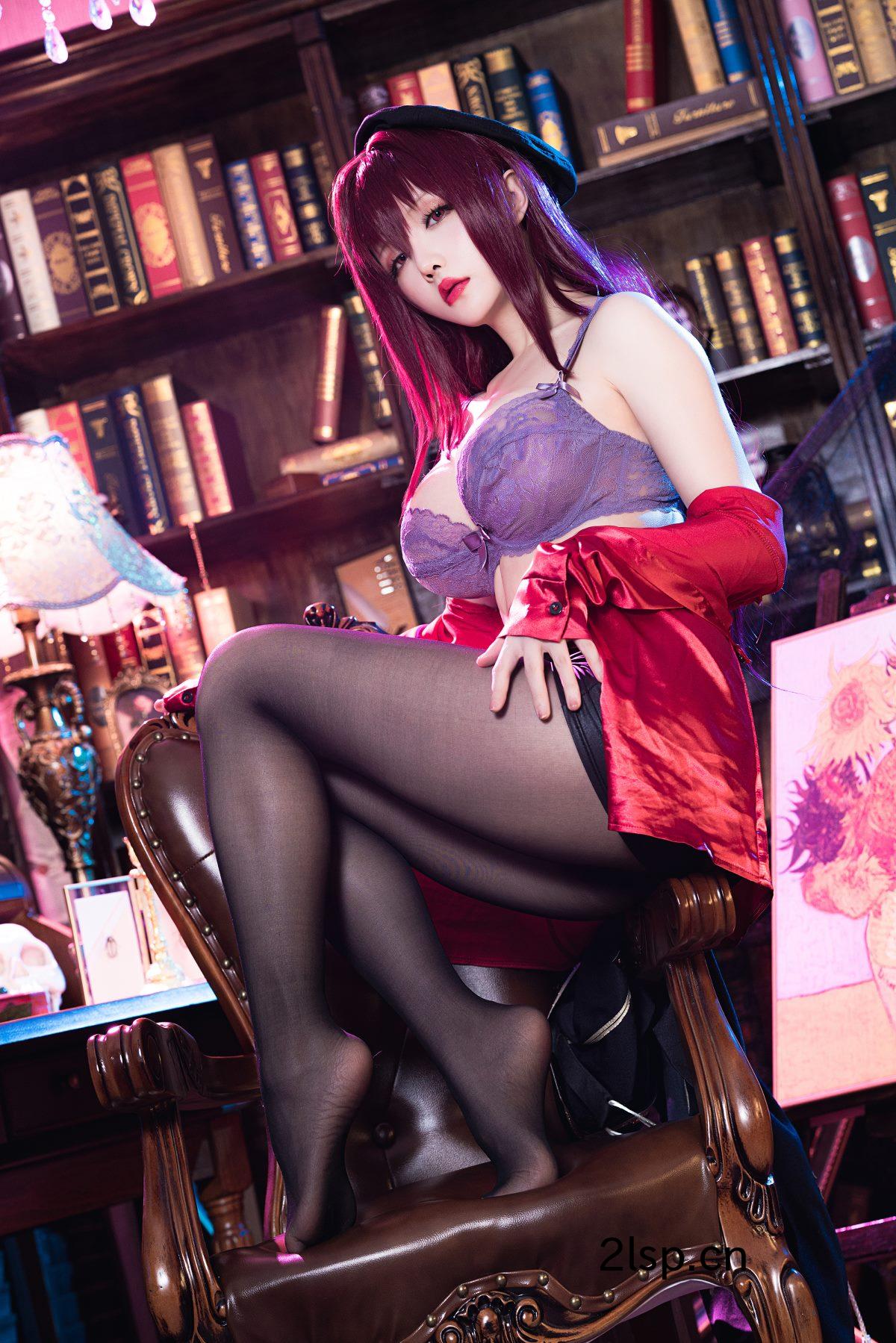 Coser@星之迟迟Vol.093斯卡哈真红教枪