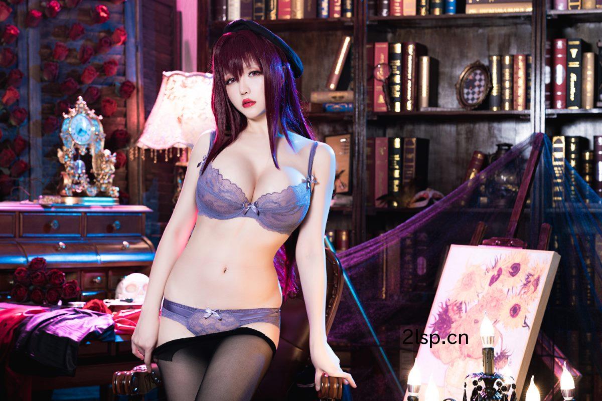 Coser@星之迟迟Vol.093斯卡哈真红教枪