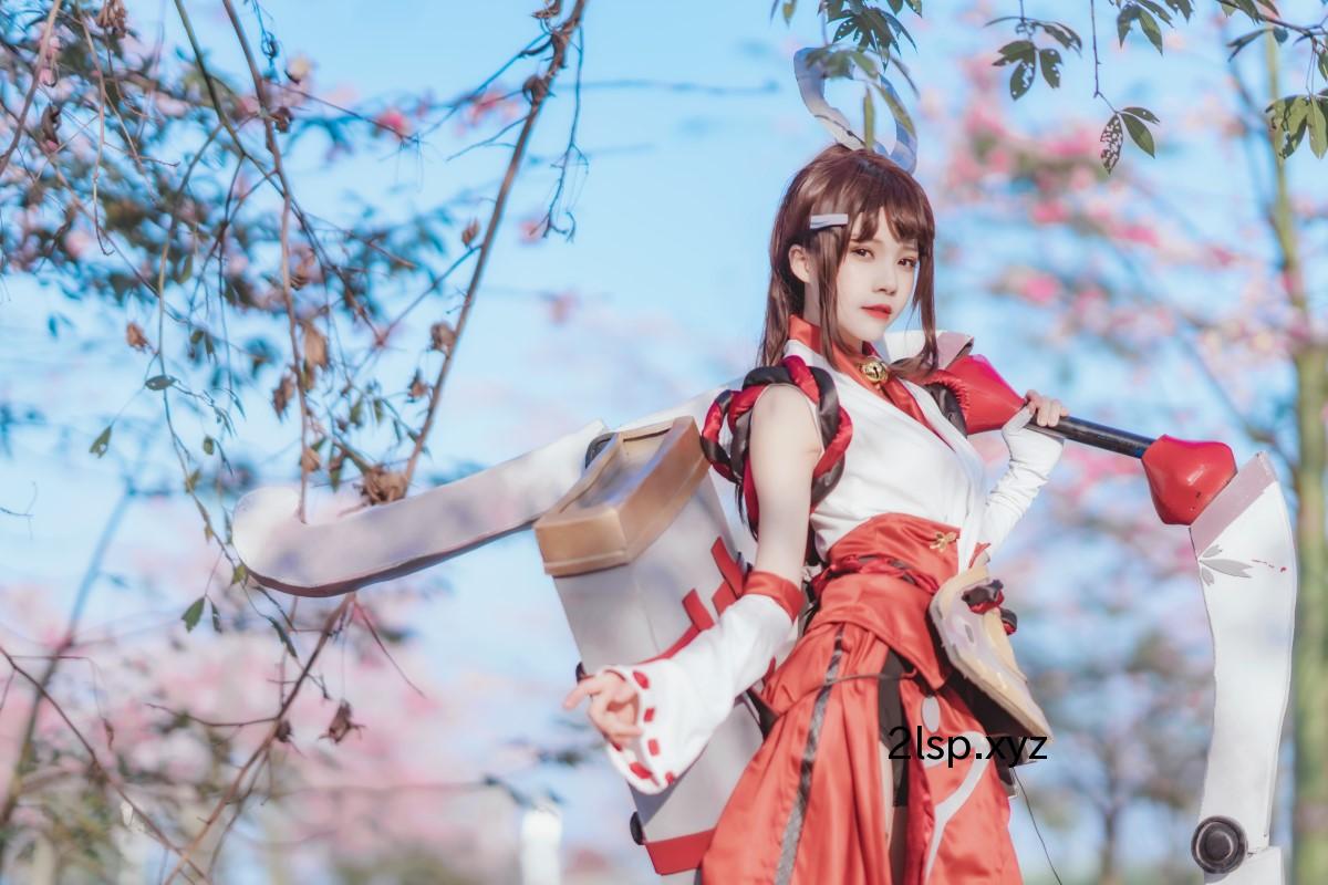 Coser@桜桃喵-Vol.127-花见巫女花见巫女