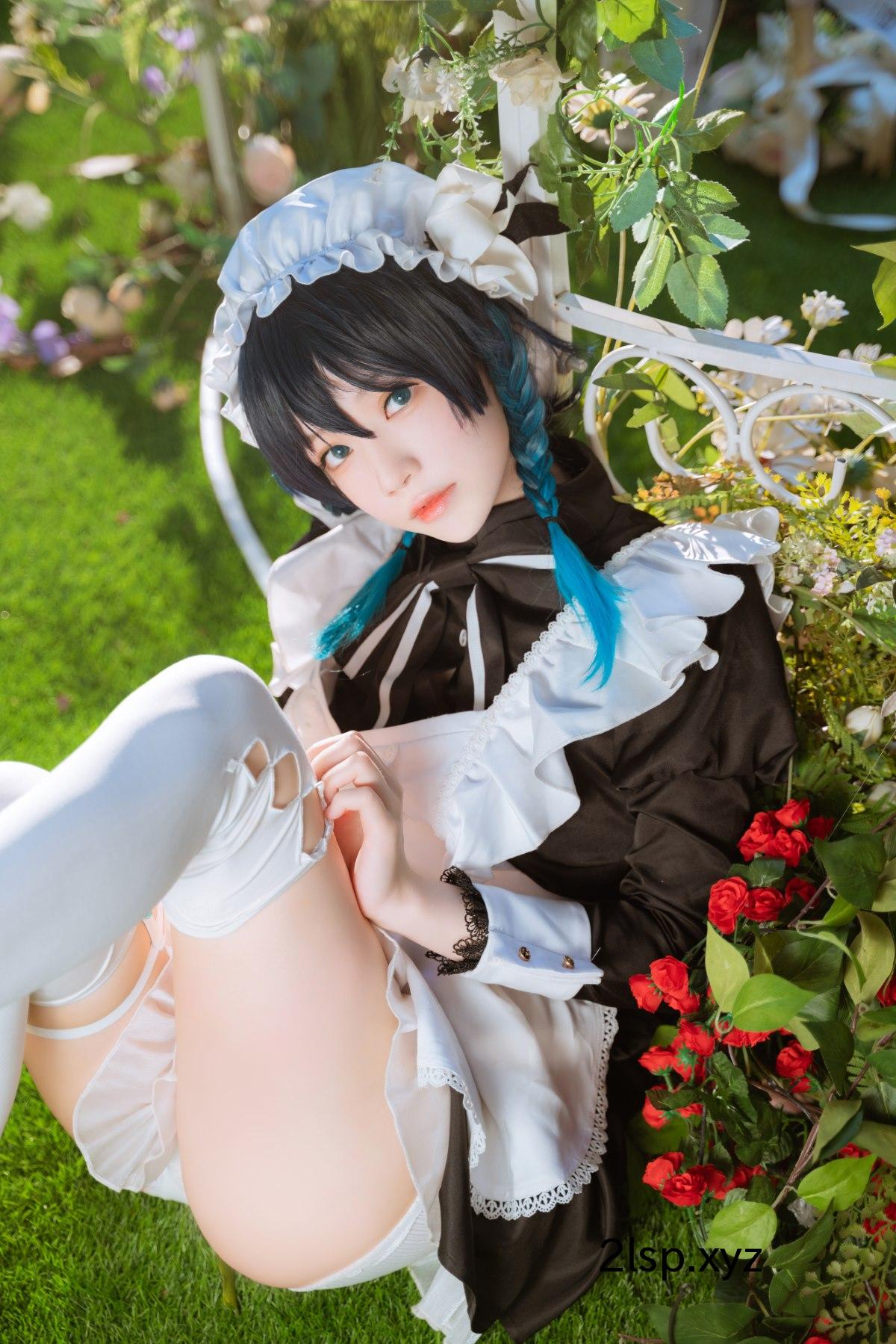 Coser@桜桃喵-Vol.141-温迪女仆+花絮温迪女仆+花絮