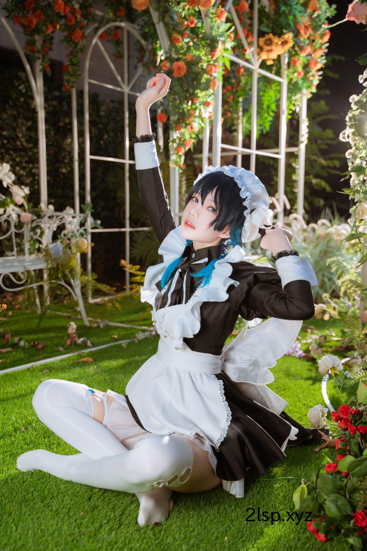 Coser@桜桃喵-Vol.141-温迪女仆+花絮温迪女仆+花絮