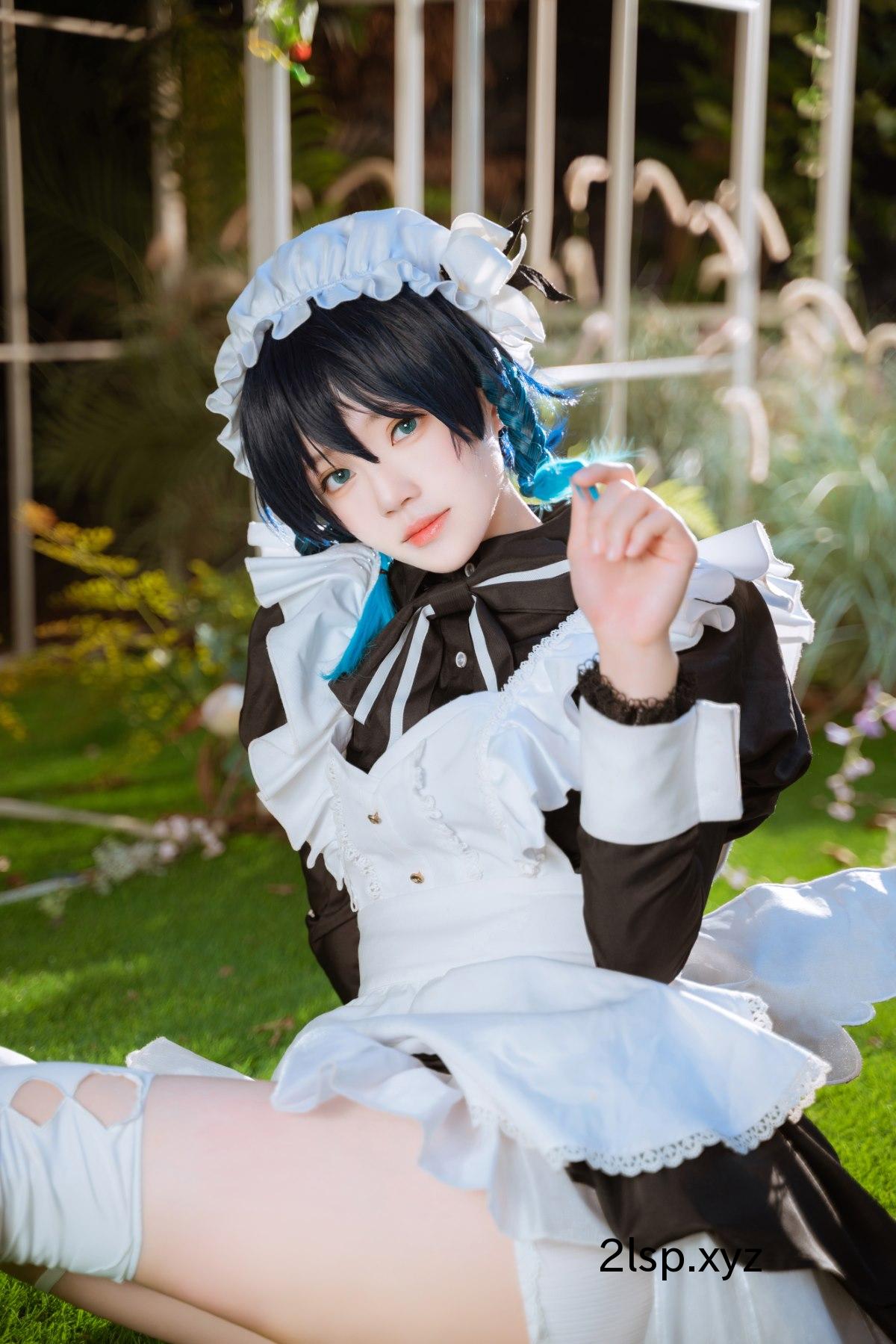 Coser@桜桃喵-Vol.141-温迪女仆+花絮温迪女仆+花絮