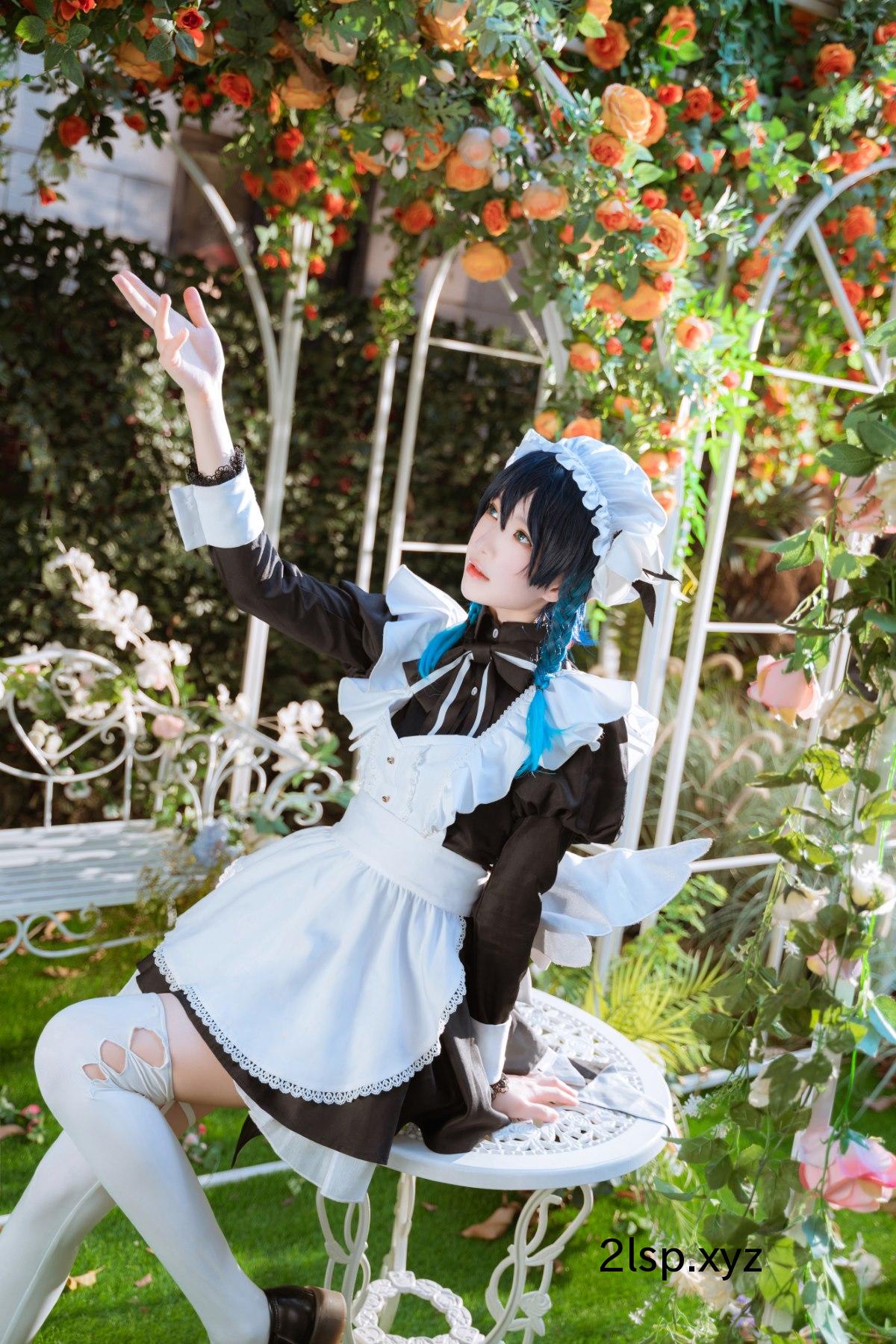 Coser@桜桃喵-Vol.141-温迪女仆+花絮温迪女仆+花絮