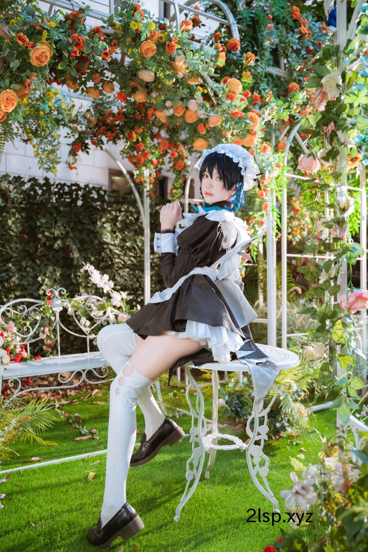 Coser@桜桃喵-Vol.141-温迪女仆+花絮温迪女仆+花絮