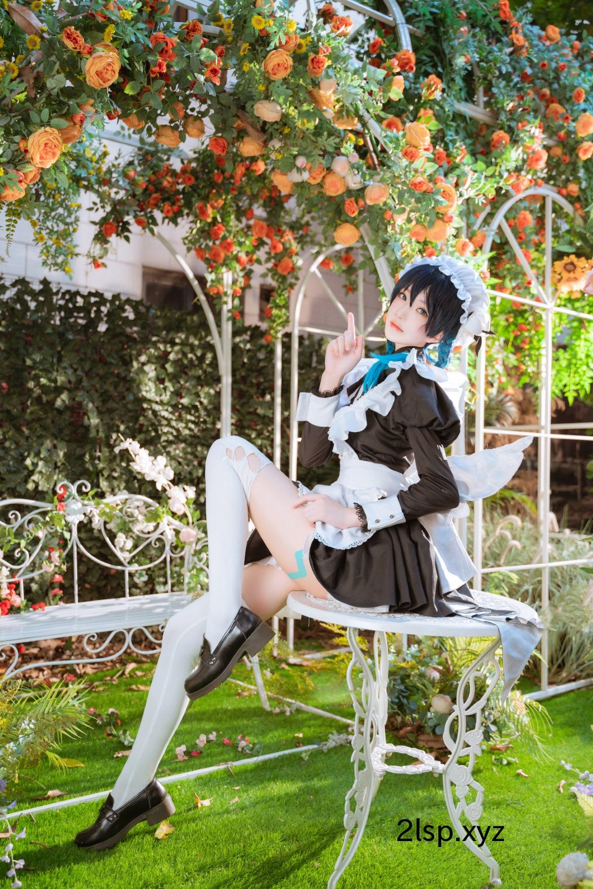 Coser@桜桃喵-Vol.141-温迪女仆+花絮温迪女仆+花絮