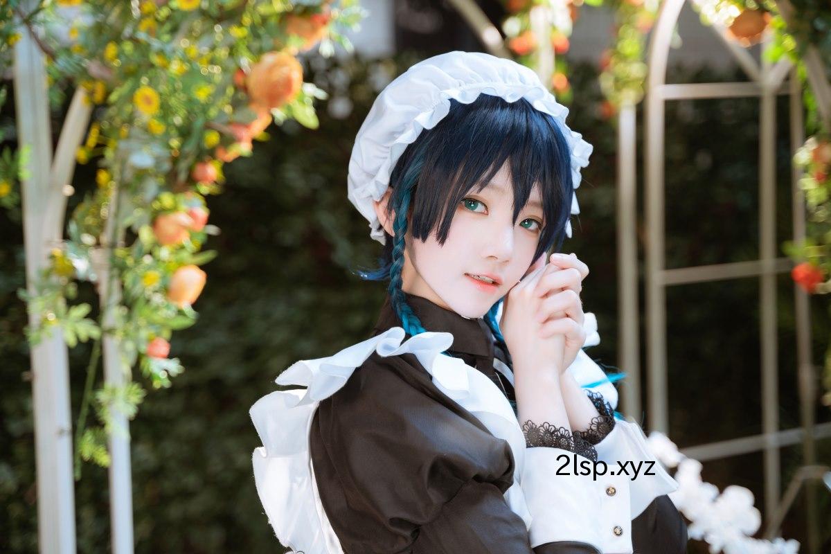 Coser@桜桃喵-Vol.141-温迪女仆+花絮温迪女仆+花絮