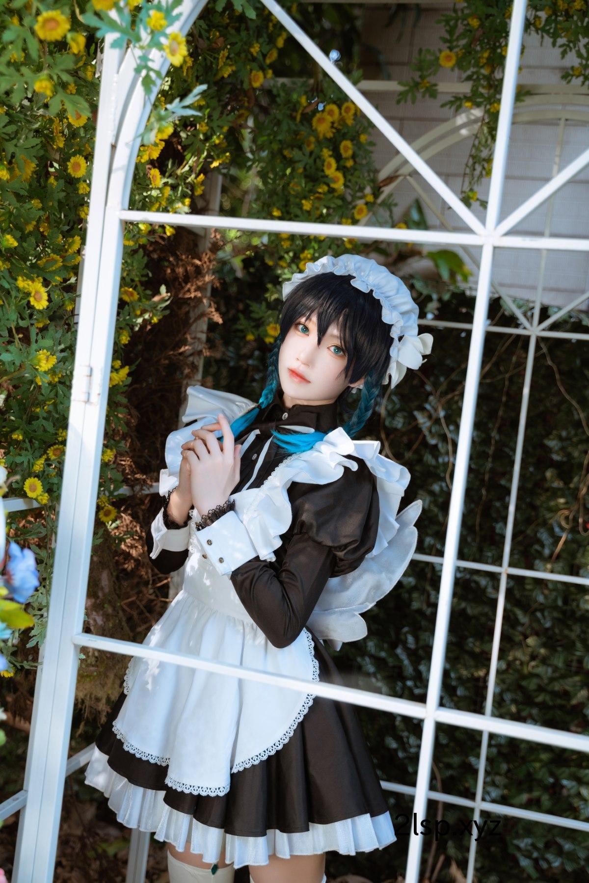 Coser@桜桃喵-Vol.141-温迪女仆+花絮温迪女仆+花絮