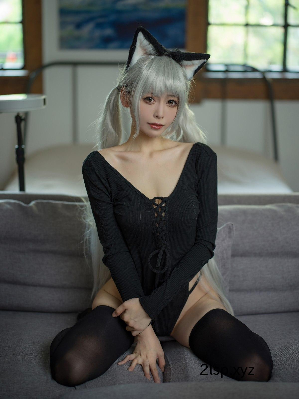 Coser@樱岛嗷一-黑猫针织衫连体衣樱岛嗷一