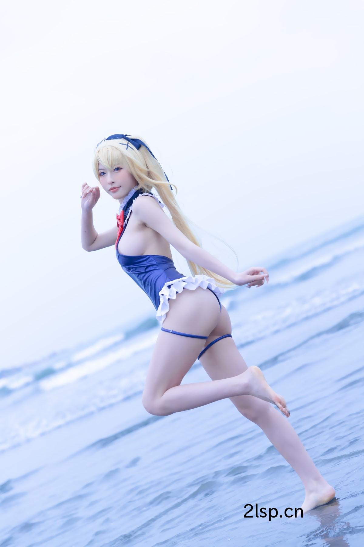 Coser@清水由乃-Vol.024-玛丽萝丝-蓝色泳衣玛丽萝丝