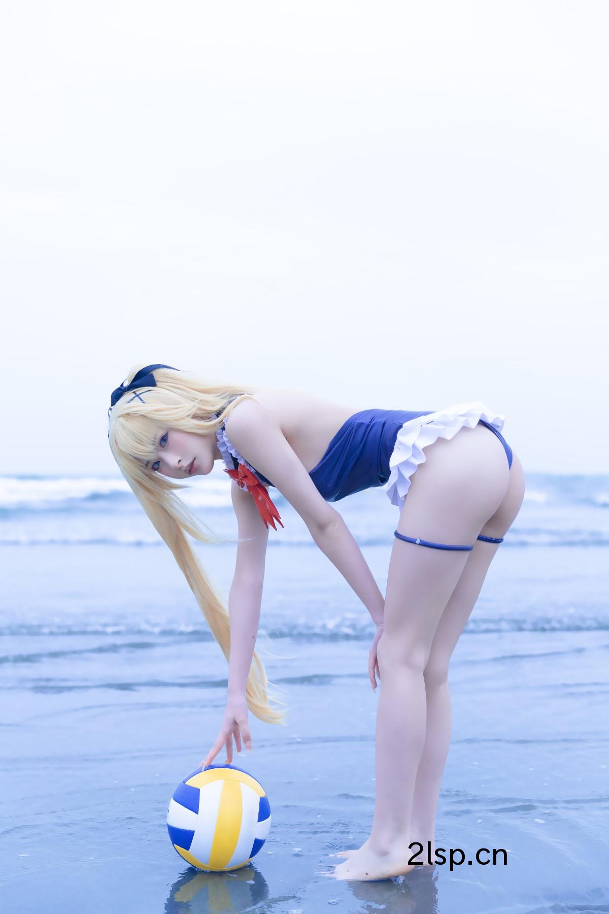 Coser@清水由乃-Vol.024-玛丽萝丝-蓝色泳衣玛丽萝丝