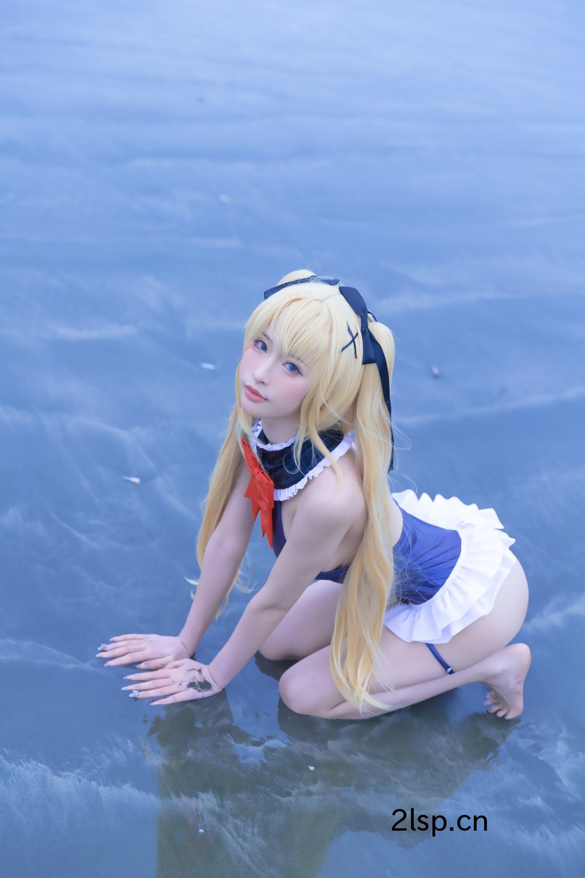 Coser@清水由乃-Vol.024-玛丽萝丝-蓝色泳衣玛丽萝丝