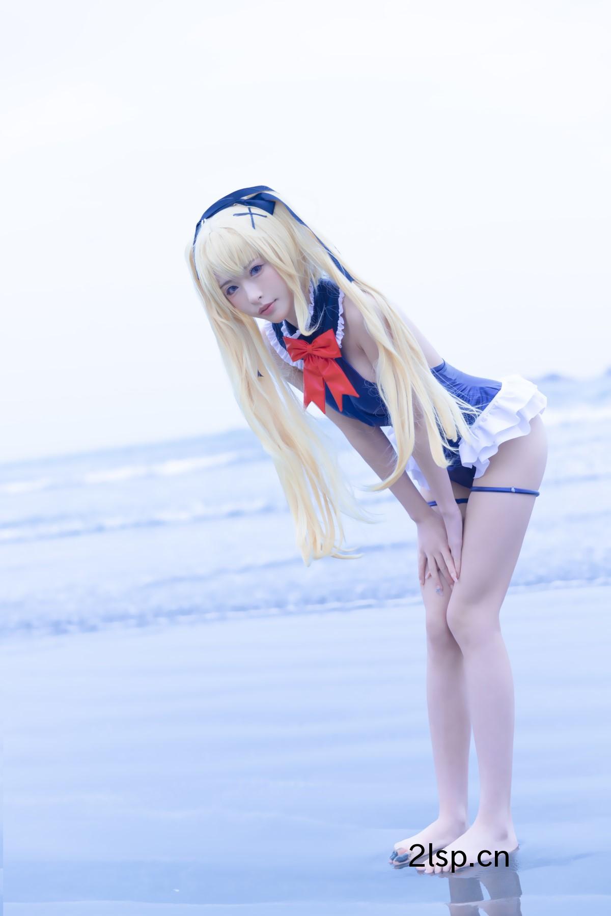 Coser@清水由乃-Vol.024-玛丽萝丝-蓝色泳衣玛丽萝丝