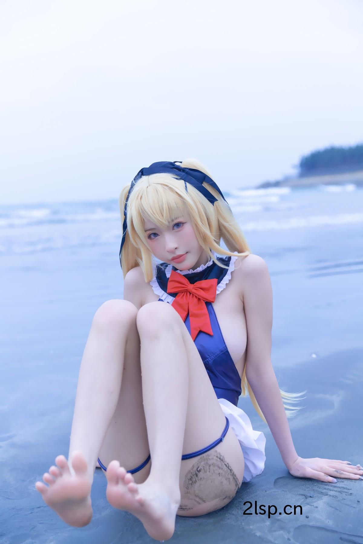 Coser@清水由乃-Vol.024-玛丽萝丝-蓝色泳衣玛丽萝丝