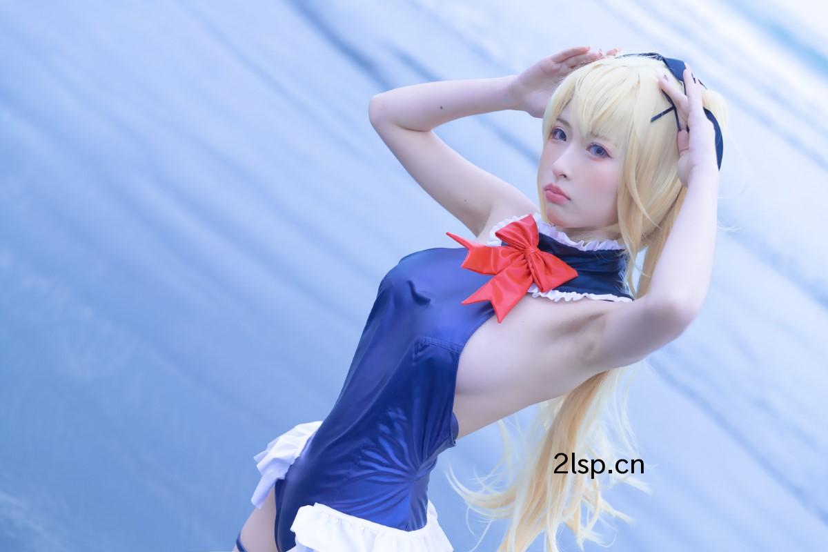 Coser@清水由乃-Vol.024-玛丽萝丝-蓝色泳衣玛丽萝丝