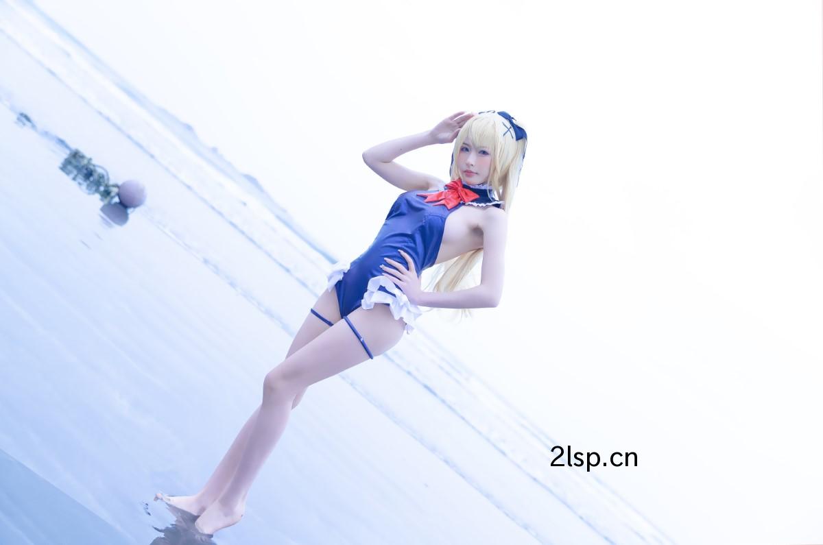 Coser@清水由乃-Vol.024-玛丽萝丝-蓝色泳衣玛丽萝丝