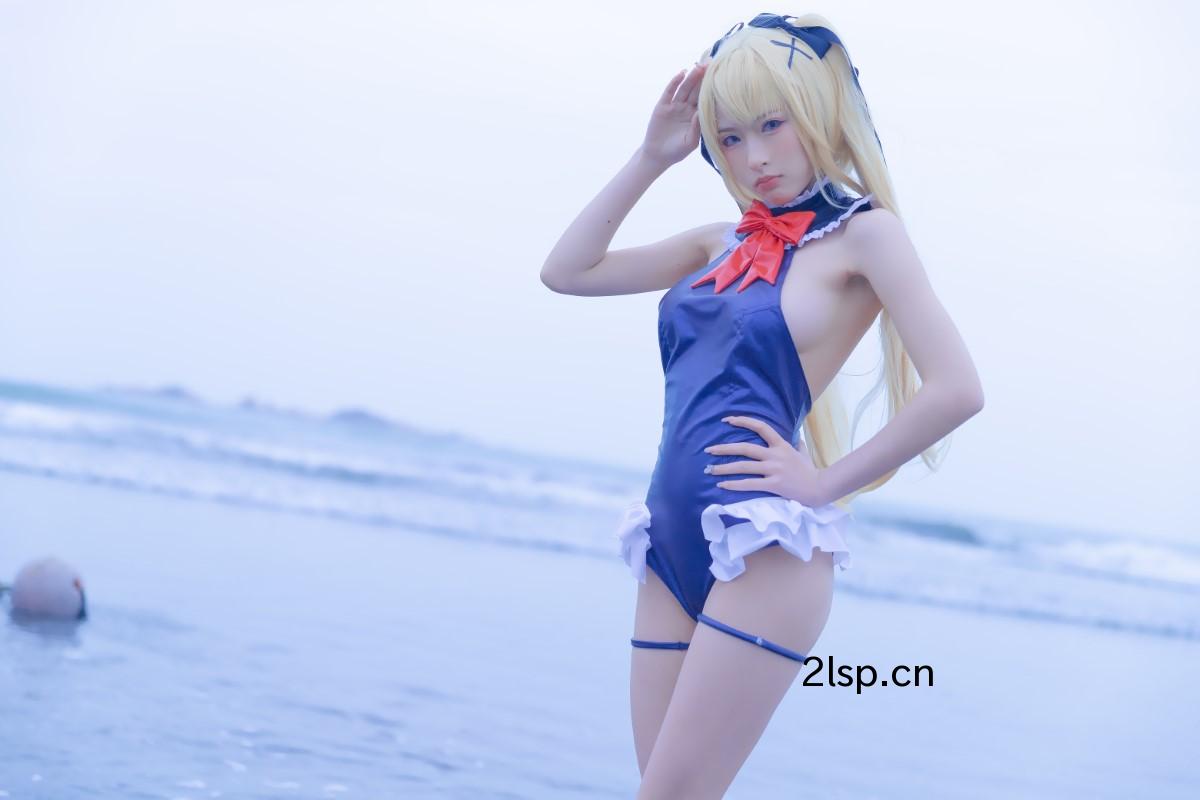 Coser@清水由乃-Vol.024-玛丽萝丝-蓝色泳衣玛丽萝丝