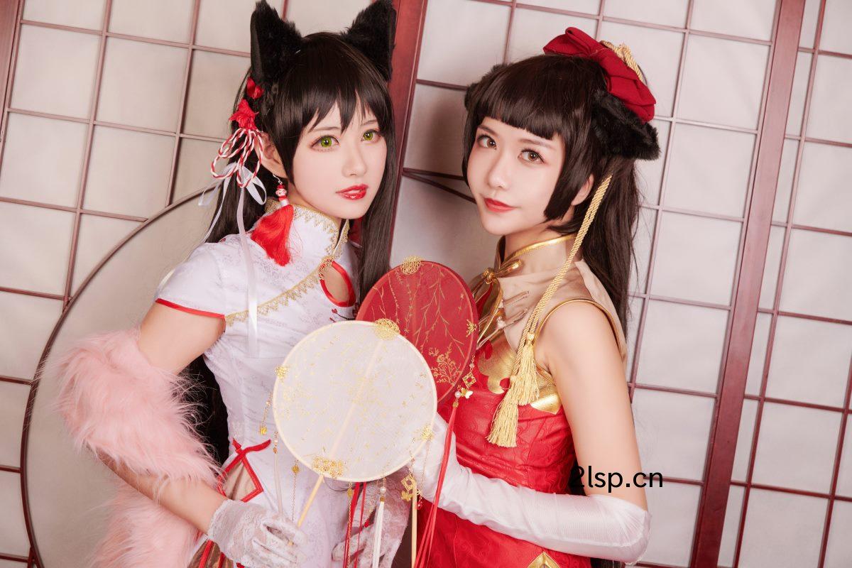 Coser@源纱希喵喵喵Vol.004Meiyi_烛墨犬獒旗袍