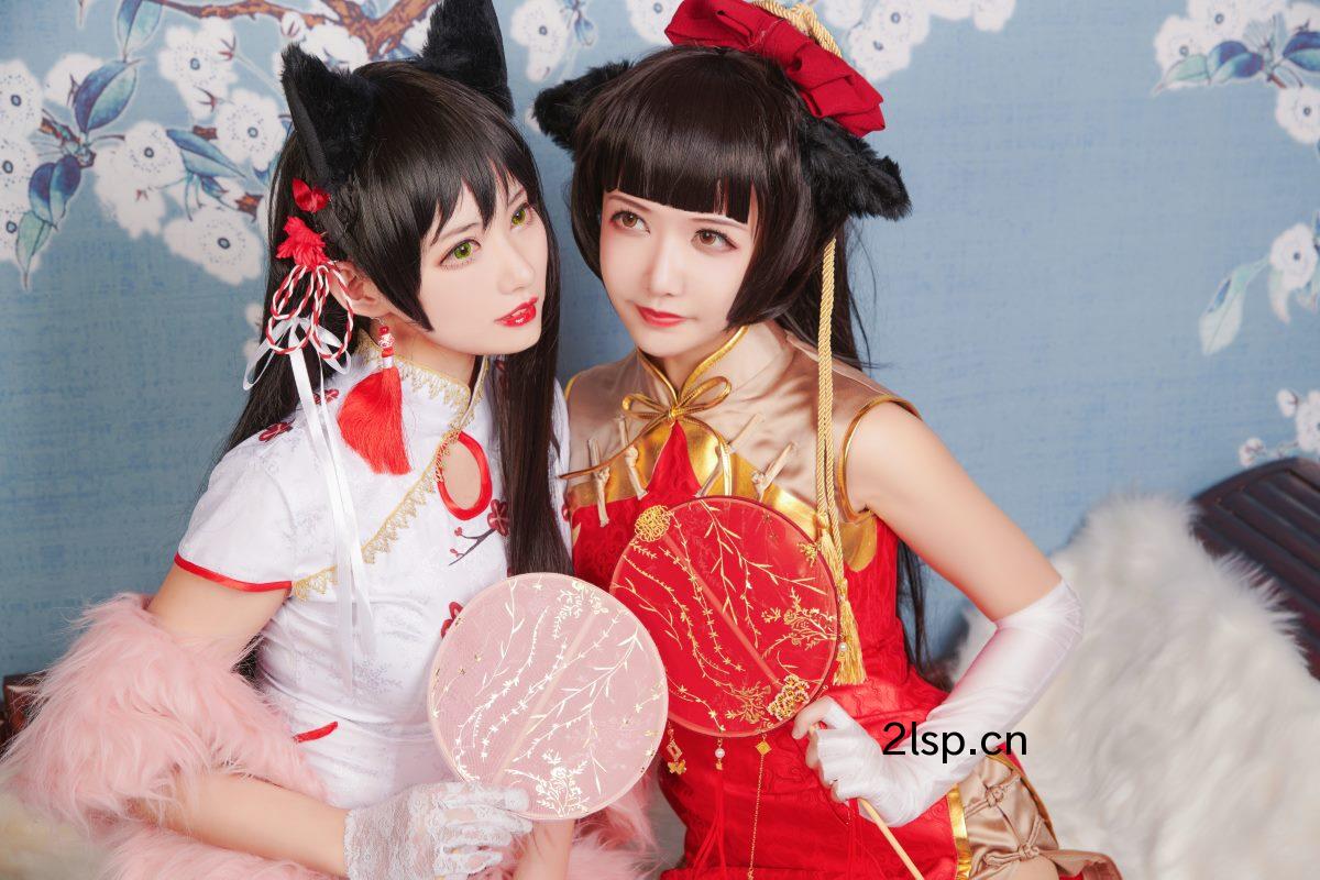 Coser@源纱希喵喵喵Vol.004Meiyi_烛墨犬獒旗袍