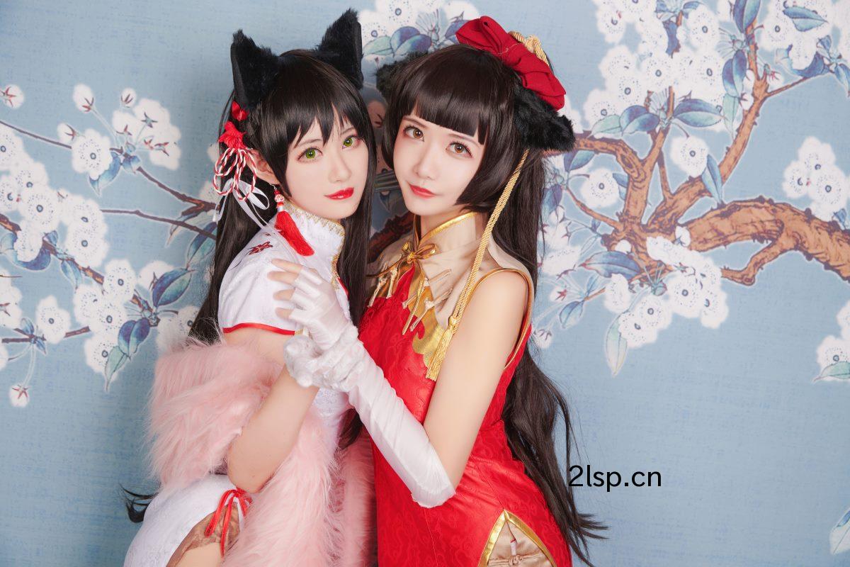 Coser@源纱希喵喵喵Vol.004Meiyi_烛墨犬獒旗袍